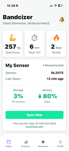 Patient Dashboard App Screenshot